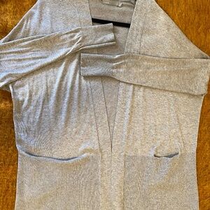 Gray cardigan
